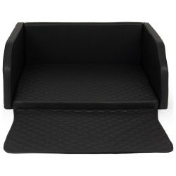 Modul-Hundebett für Kofferraum mit Matratze und Sicherheitsgurt 100x90 cm